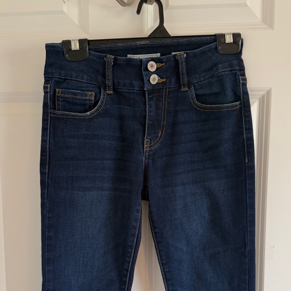 KanCan Midrise Skinny Dark Blue Jeans Size 24 - Picture 3 of 7
